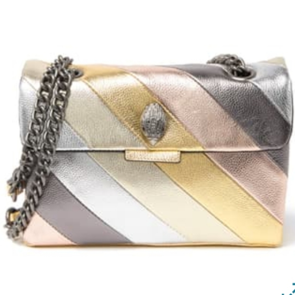 Kurt Geiger Rainbow Leather Crossbody Bag - Picture 1 of 10